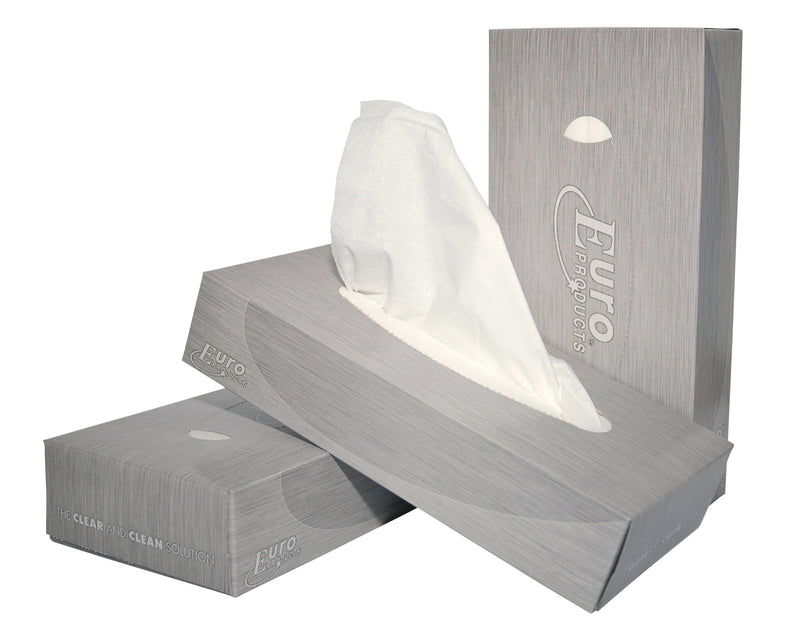 Euro Products - Mouchoirs Produits 2 couches 100 feuilles blanc 140040 | 40 pièces
