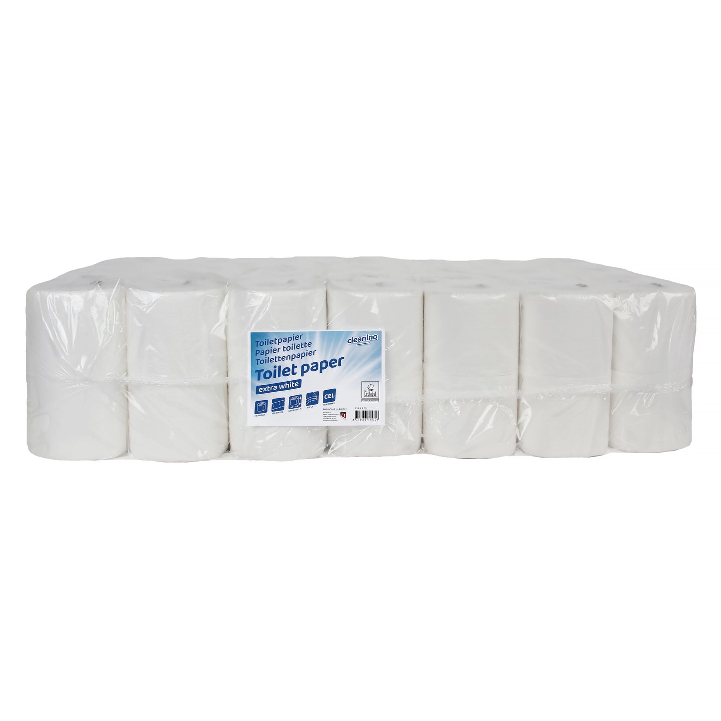 Cleaninq - Papier toilette 3 couches 250 feuilles blanc