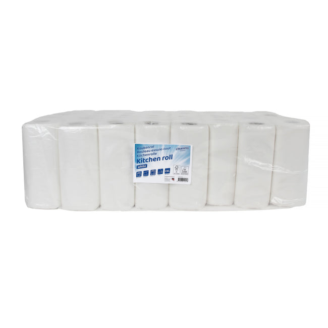 Cleaninq -  Keukenrol  2laags 50 vel wit