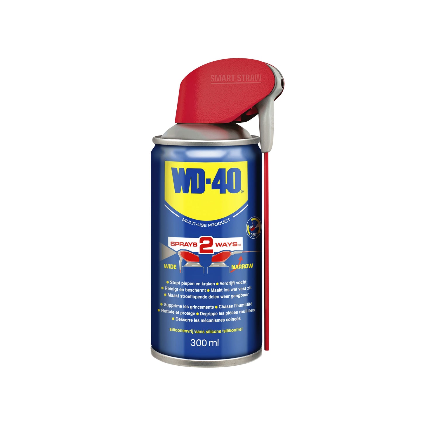 WD-40 - Spray multi-usage wd40 smart paille 300ml | 12 pièces