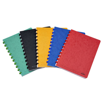 Atoma - Carnet A4 ligne 144 pages 90gr carton assorti