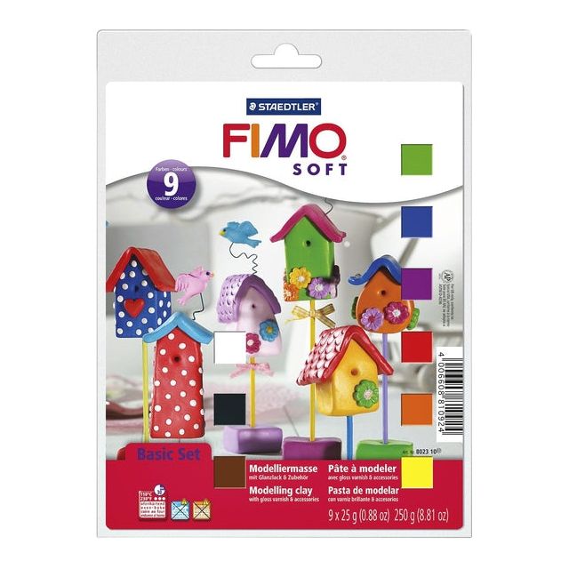 Fimo Staedtler - Klei fimo soft basic assorti