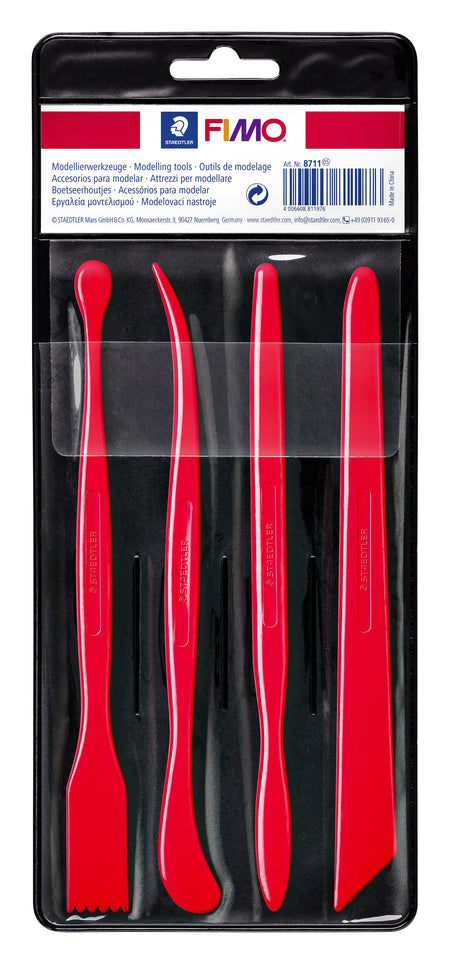 Fimo Staedtler - Bâtons à modeler plastique blister de 4 pièces