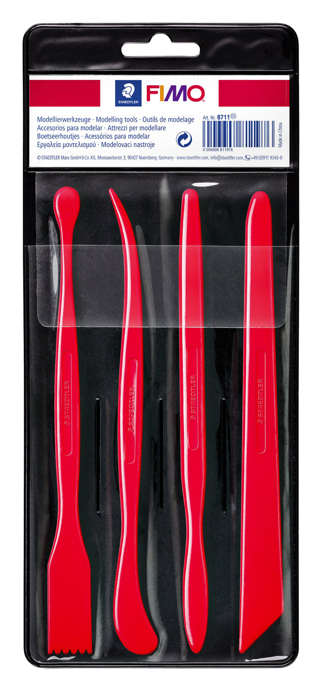 Fimo Staedtler - Bâtons à modeler plastique blister de 4 pièces