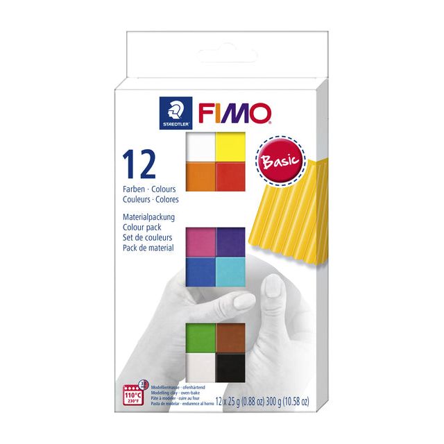 Fimo Staedtler - Klei Fimo Soft Color Basic Assorti