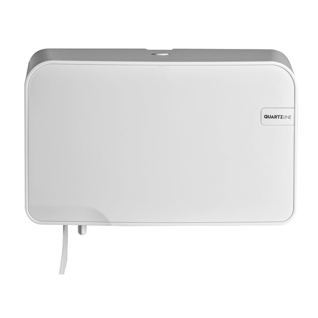 Quartzline - Distributeur de papier toilette Q2 petit duo blanc 441002