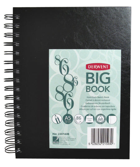 Derwent - Carnet de croquis Big Book A5 couverture rigide