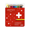 Caran d'ache - Crayons de couleur Swisscolor 18 pièces assorties