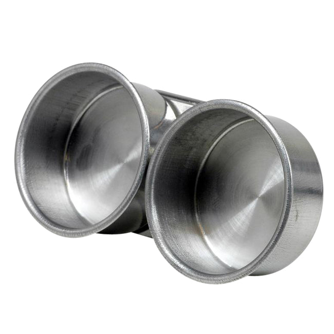 Conda - Capuchons de palette double 4,5 x 1,7 cm métal