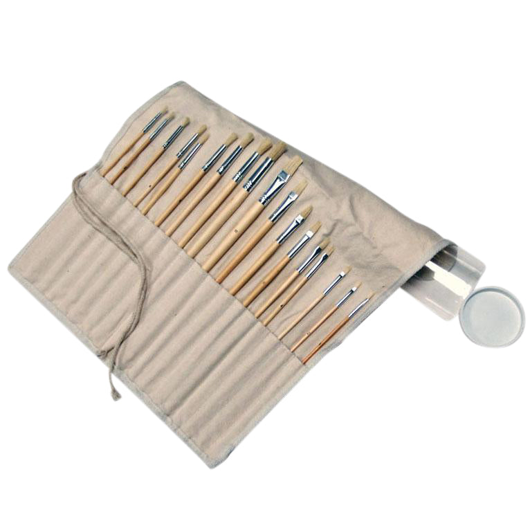 Conda -  Acryl kwasten  varkenshaar in koker assorti