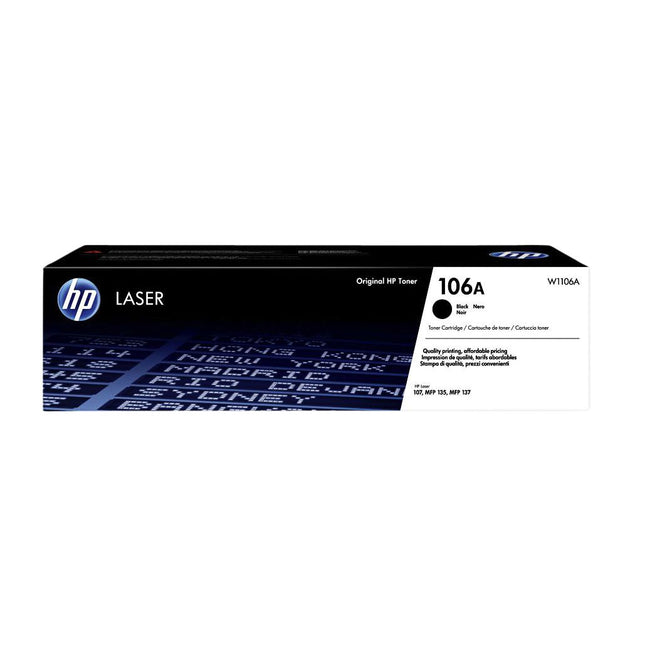 HP - Cartouche toner w1106a 106a noir