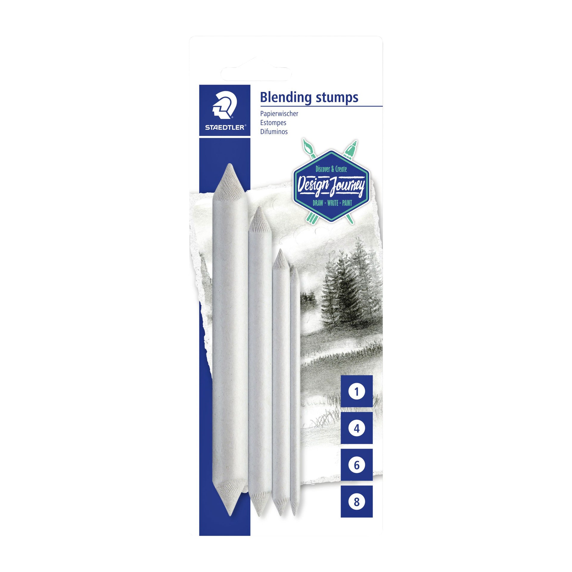 Staedtler - Ampoules plumes de 4 largeurs