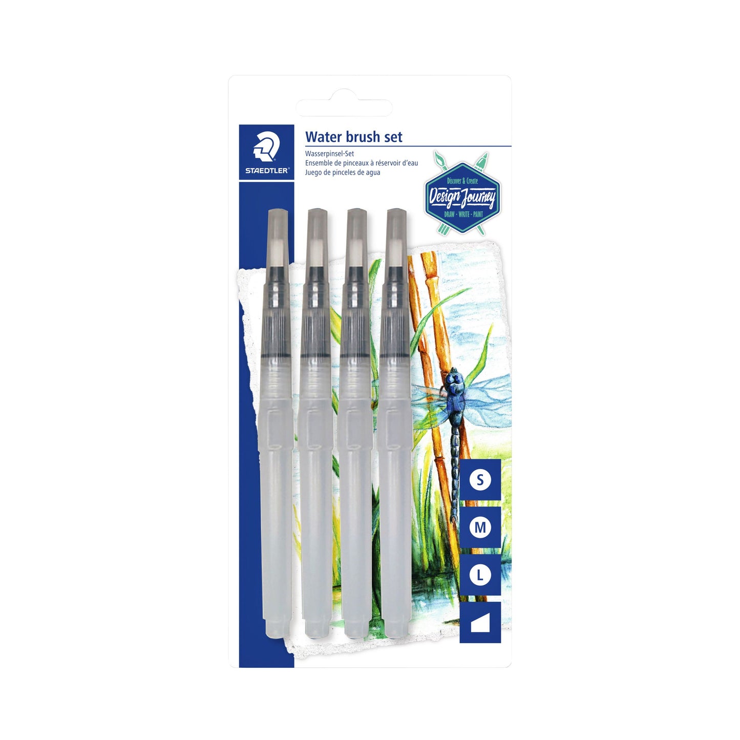 Staedtler – Waterbrush-Marker-Set mit 4 Breiten
