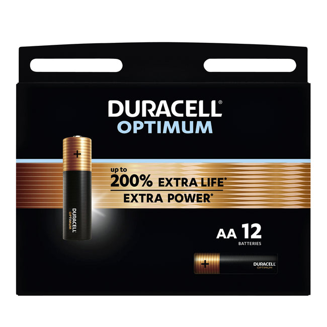 Duracell - Batterie Optimum 12x AA