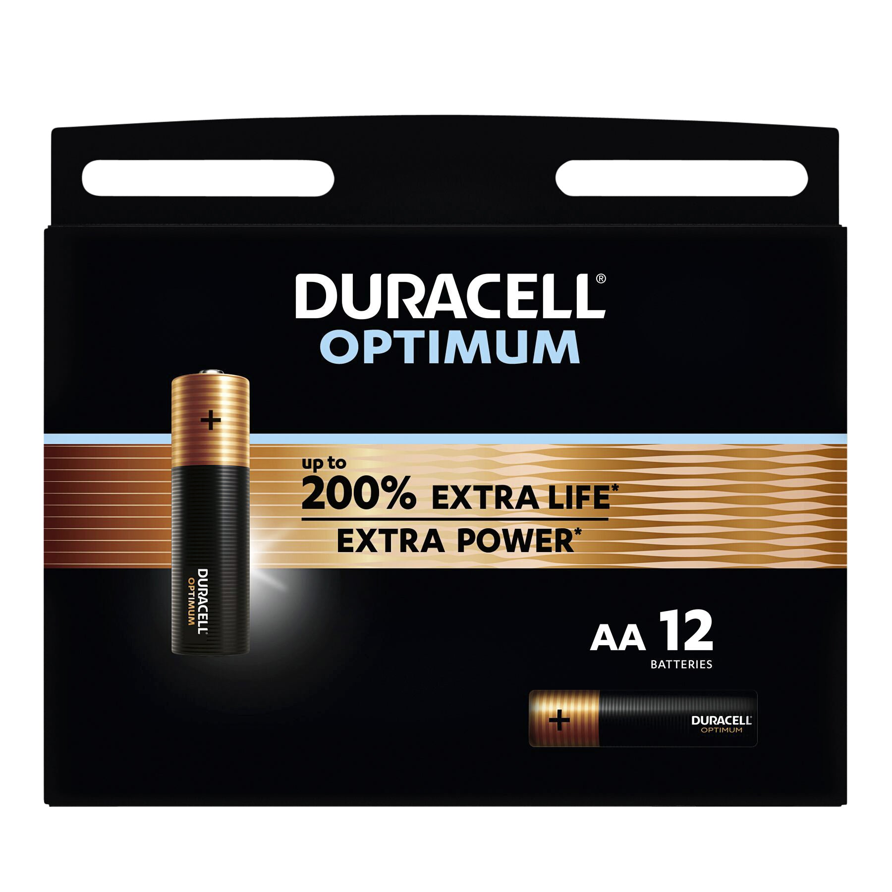 Duracell -  Batterij  optimum 12x aa