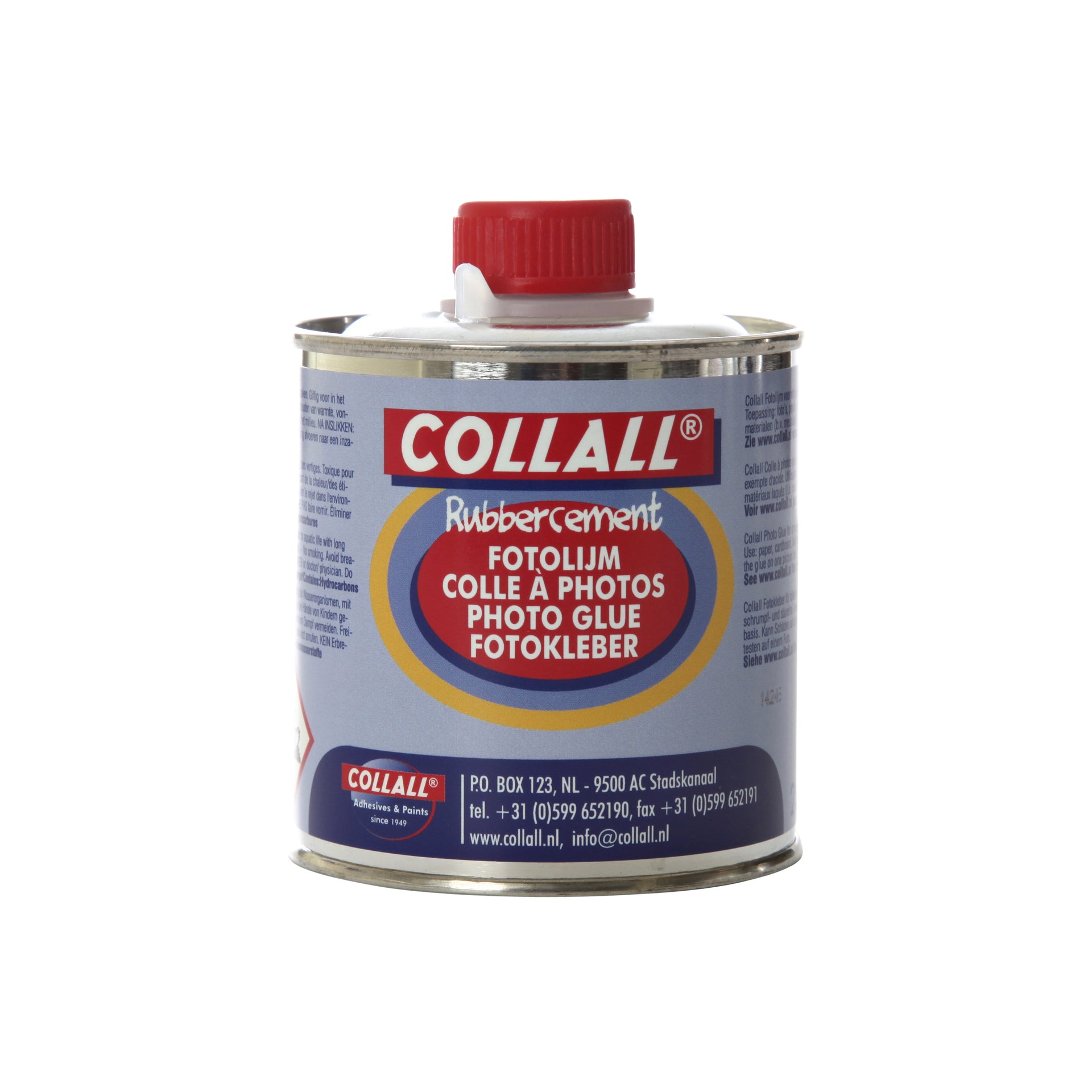 Collall -  Rubbercement  250ml + kwast