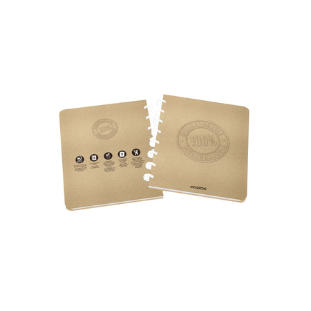 ADOC - Schulheft BIO A5 Raute 4x8mm 144 Seiten 90gr Kraft | 10 Stück