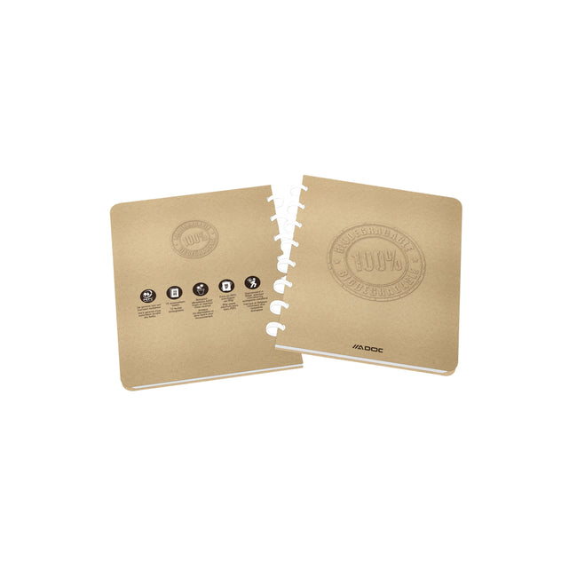 Adoc -  Schrift  bio a5 lijn 144pag 90gr kraft