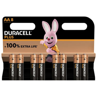 Duracell - Batterie Plus 8xAA