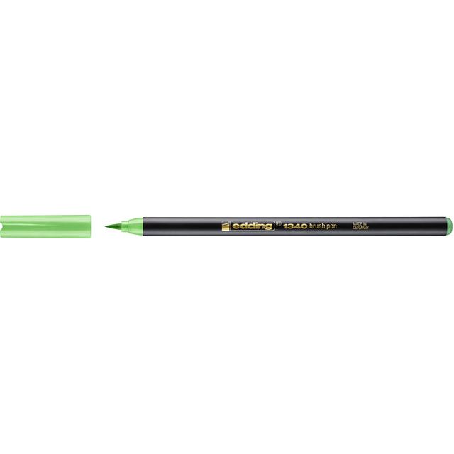 Edding - Brushpen edding 1340 lichtgroen | 10 stuks