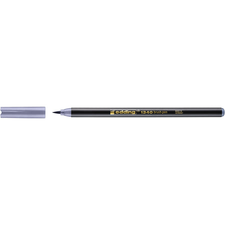Edding - Stylo pinceau 1340 gris argenté | 10 pièces
