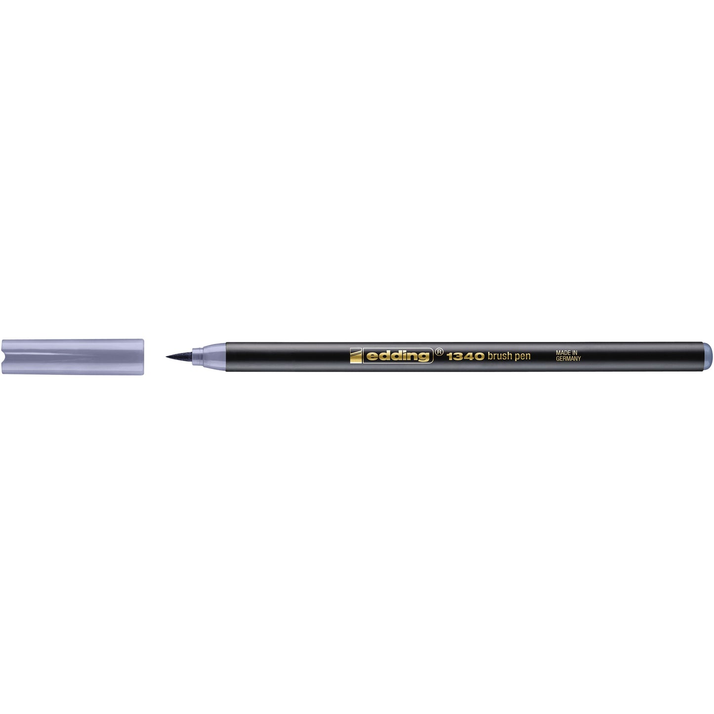 Edding -  Brushpen  1340 zilvergrijs