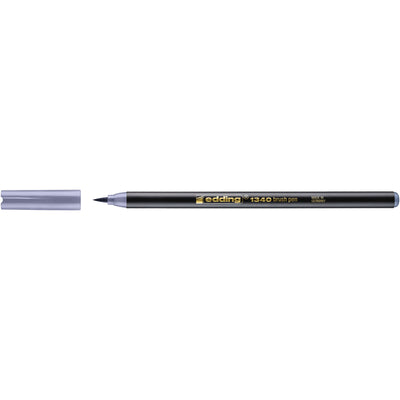 Edding -  Brushpen  1340 zilvergrijs