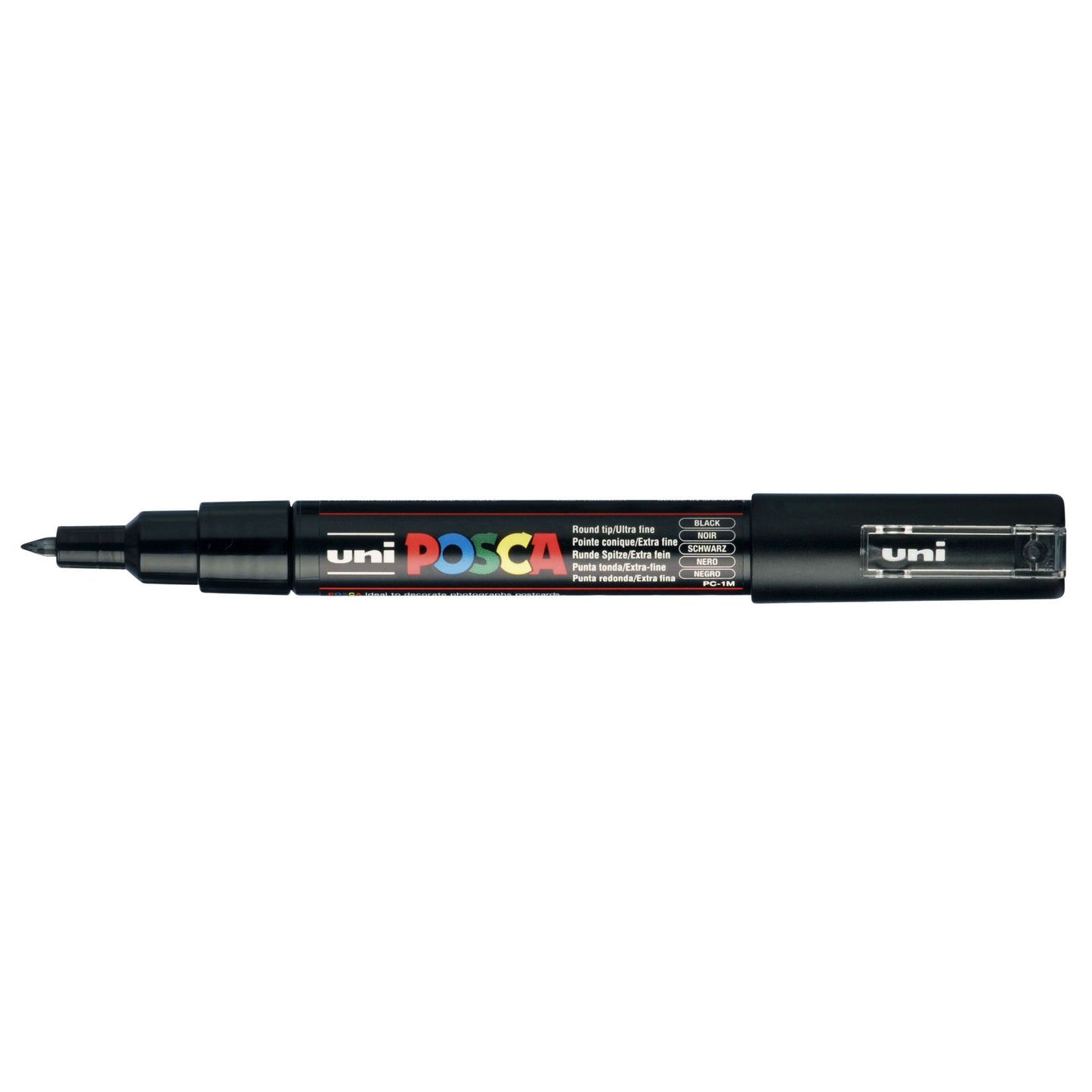Posca -  Paintmarker uni  pc1mc ef zwart | 6 stuks