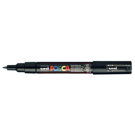 Posca -  Paintmarker uni  pc1mc ef zwart | 6 stuks