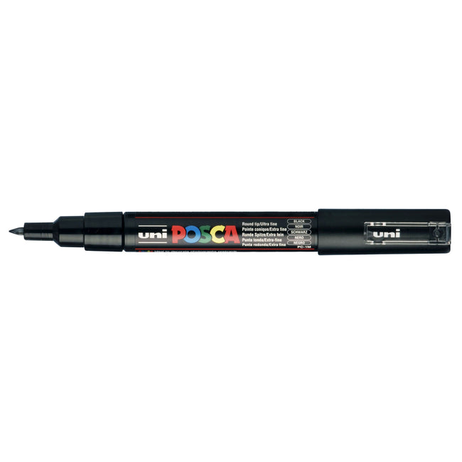 Posca -  Paintmarker uni  pc1mc ef zwart | 6 stuks
