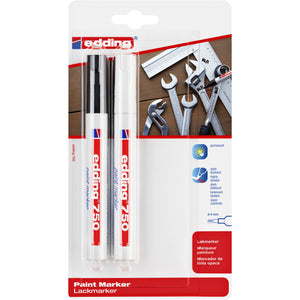 Edding -  Paintmarker  750 oliebasis 2-4mm wt-zw bls