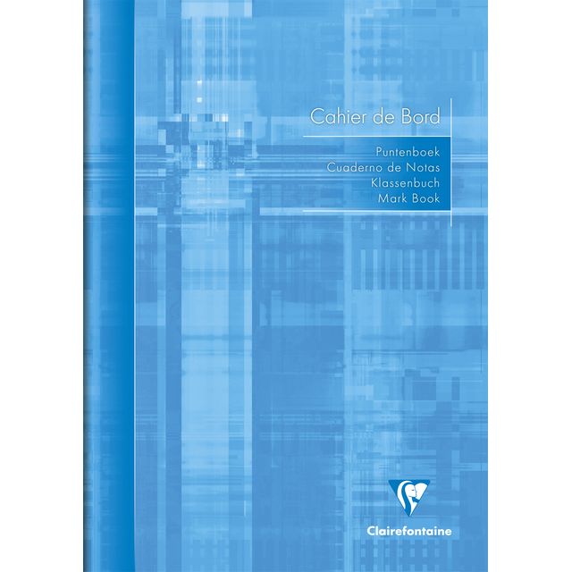 Clairefontaine - Cahier de points enseignants A4 72 pages 110gr multilingue assorti | 10 pièces
