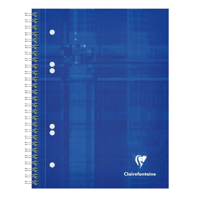 Clairefontaine -  Collegeblk cf studium a5+ rt 5mm 6g 80pag ass