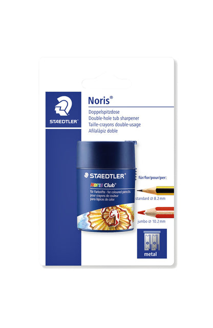 Staedtler - Taille-crayon double Noris avec bac de récupération blister