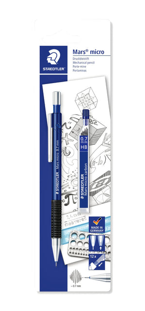 Staedtler - Porte-mine micro 0,7mm + mines extra fines