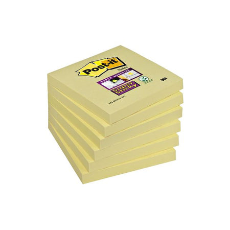 3M - Bloc mémo 3m post-it 654 76x76mm inox jaune