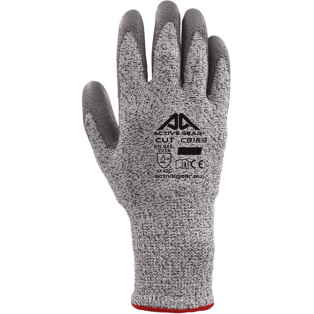 ActiveGear -  Handschoen  snijbestendig grijs 9 l | 12 stuks