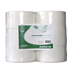 Euro Products -  Toiletpapier Products Q5 jumbo klein recycled 2-laags 180m wit ..