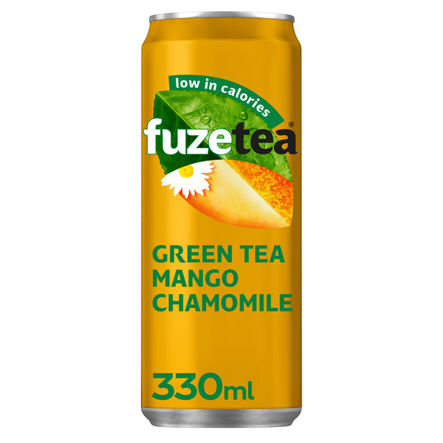 Thé Fuze - boisson gazeuse thé Fuze Green Mango Chamom Blik 330 ml