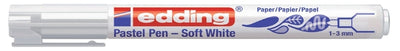 Edding - Feutre 1500 blanc doux | 10 pièces