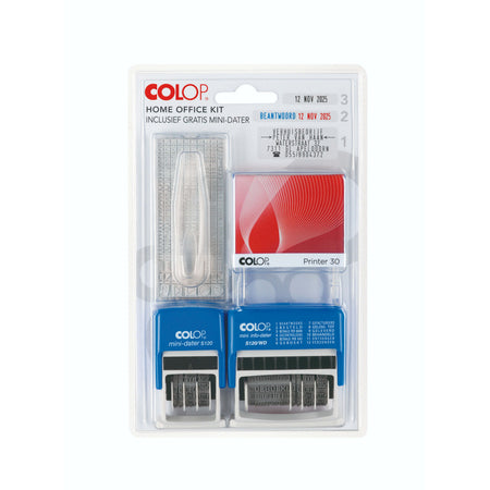 Colop - Set de tampons bureau à domicile 3 pièces