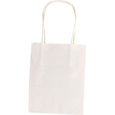 Folia Paper - Sac avec anse Folia papier kraft 110gr 12x15x5.5cm 20 pièces blanc
