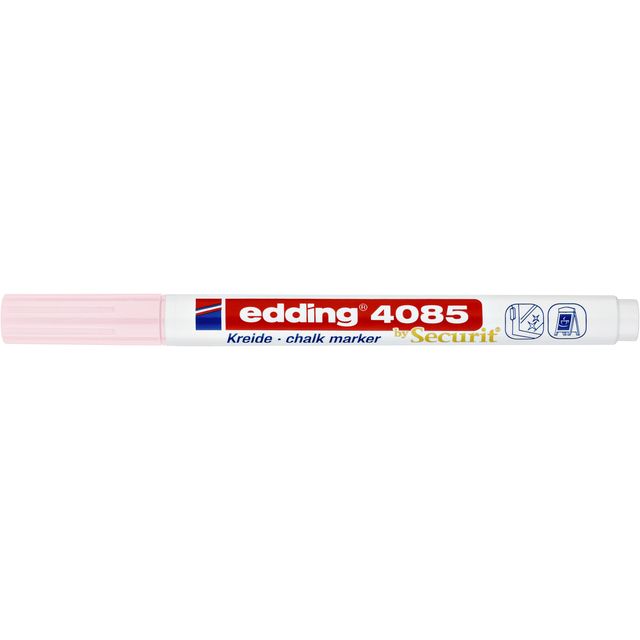 Edding - Marqueur craie 4085 par rond 1-2mm rose pastel