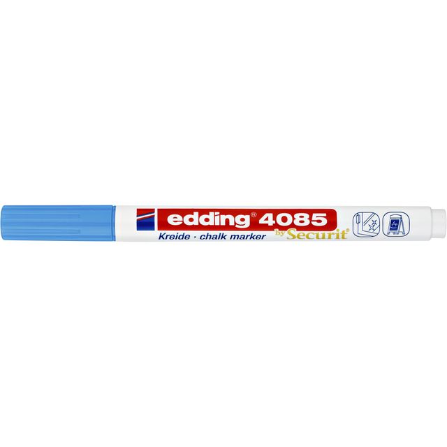 Edding - Kreidemarker 4085 rund 1-2mm hellblau | 10 Stück