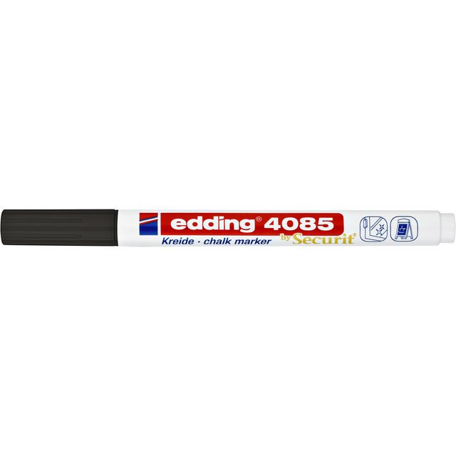 Edding - Marqueur craie 4085 par rond 1-2mm noir