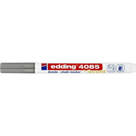 Edding - Marqueur à craie 4085 par rond 1-2mm argent | 10 pièces