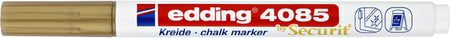 Edding - Marqueur à craie 4085 par rond 1-2mm or | 10 pièces