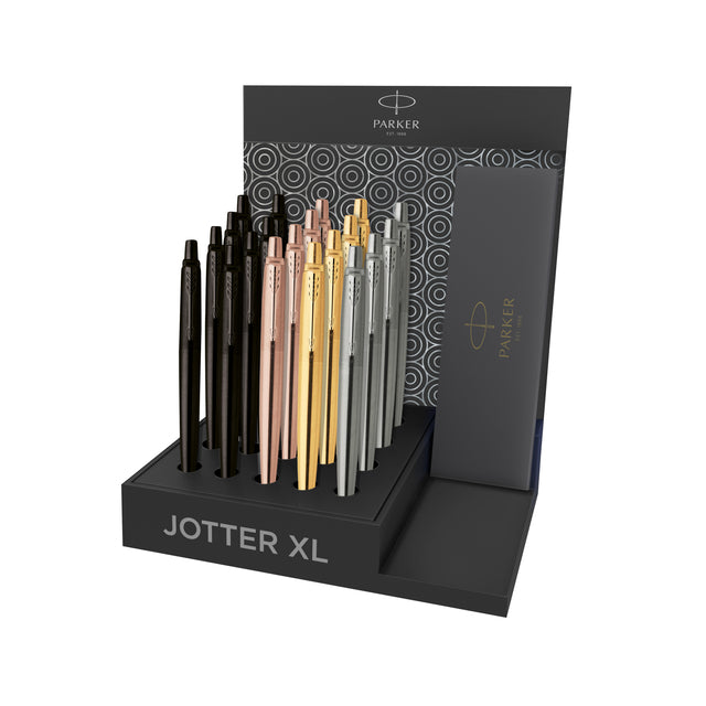 Parker -  Balpen Jotter XL Monochrome assorti medium 20 stuks