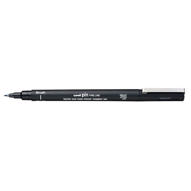 Uni-ball -  Fineliner pin brush f zwart