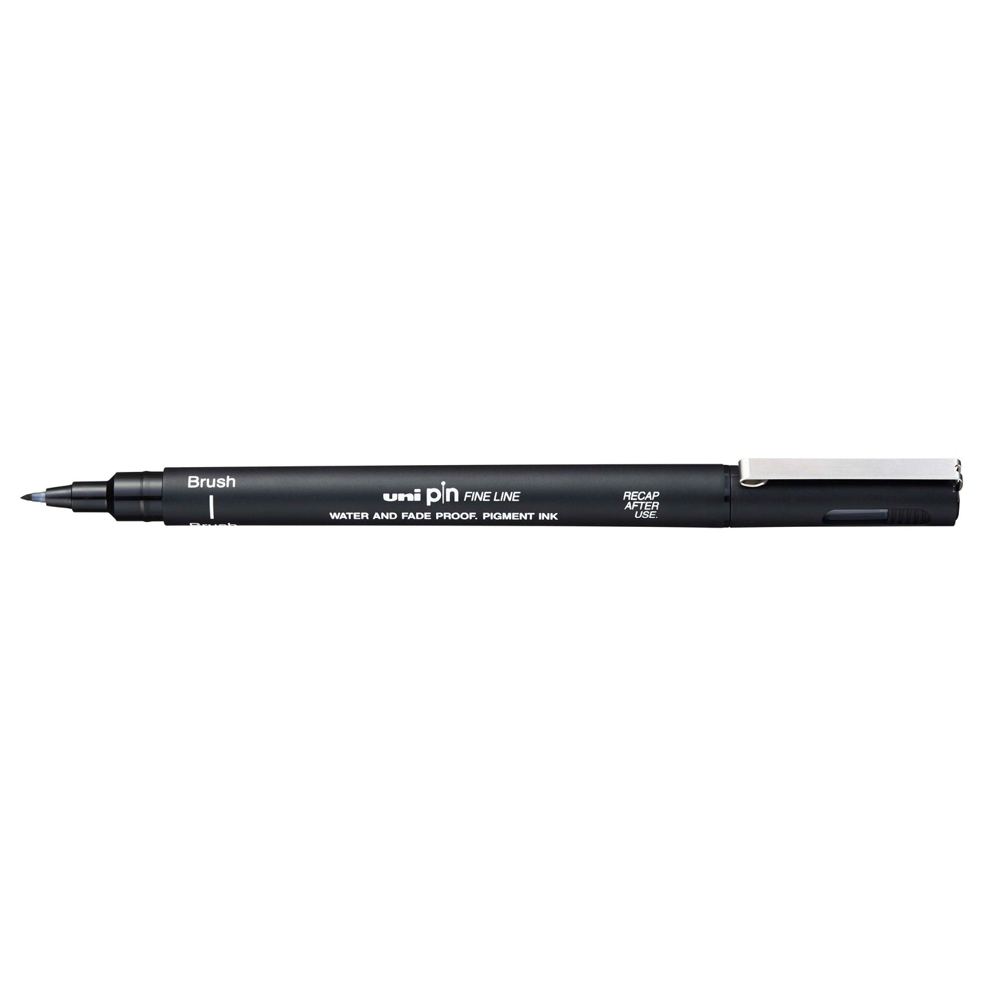 Uni-ball -  Fineliner pin brush f zwart | 12 stuks